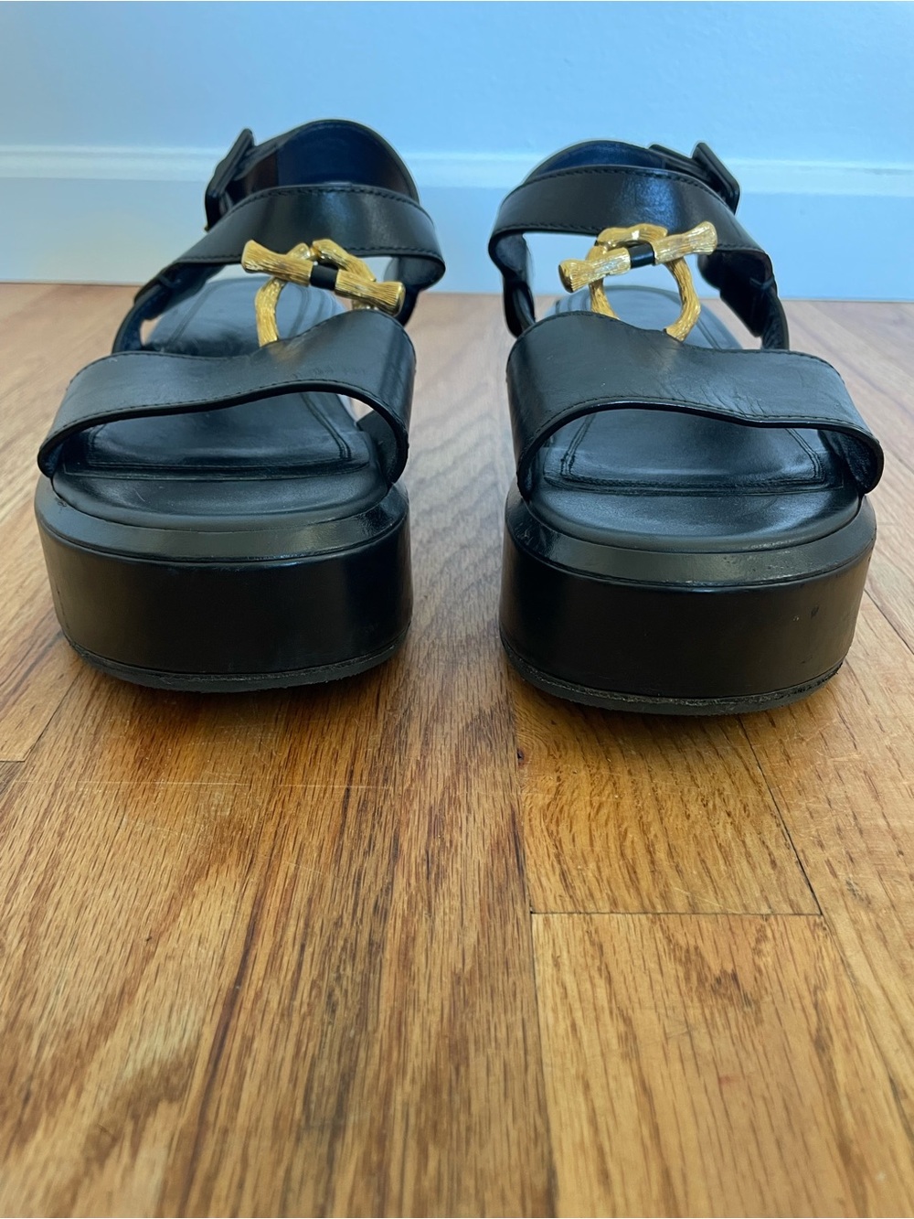 Celine Bejeweled Platform Sandals - Picture 5 of 7